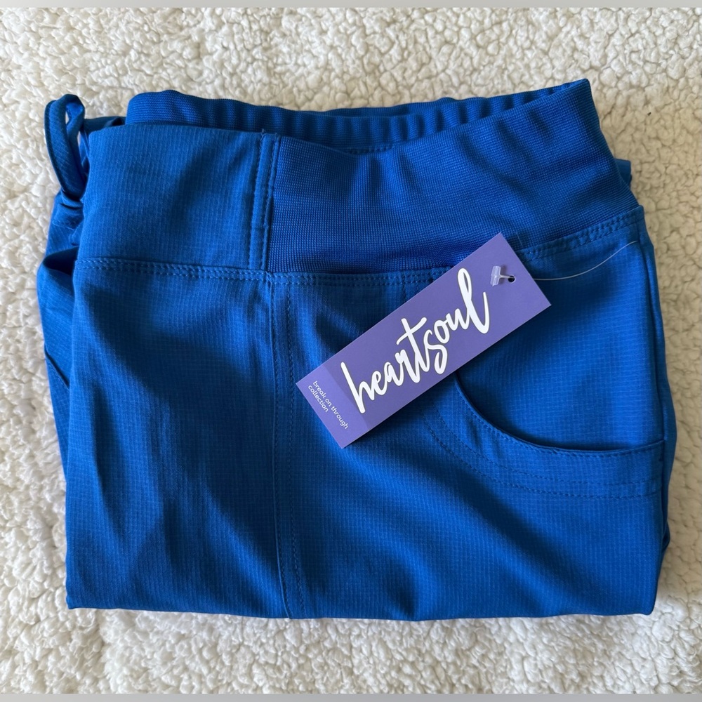 HeartSoul Women’s Scrub Pants Royal Blue Size XL New with Tags